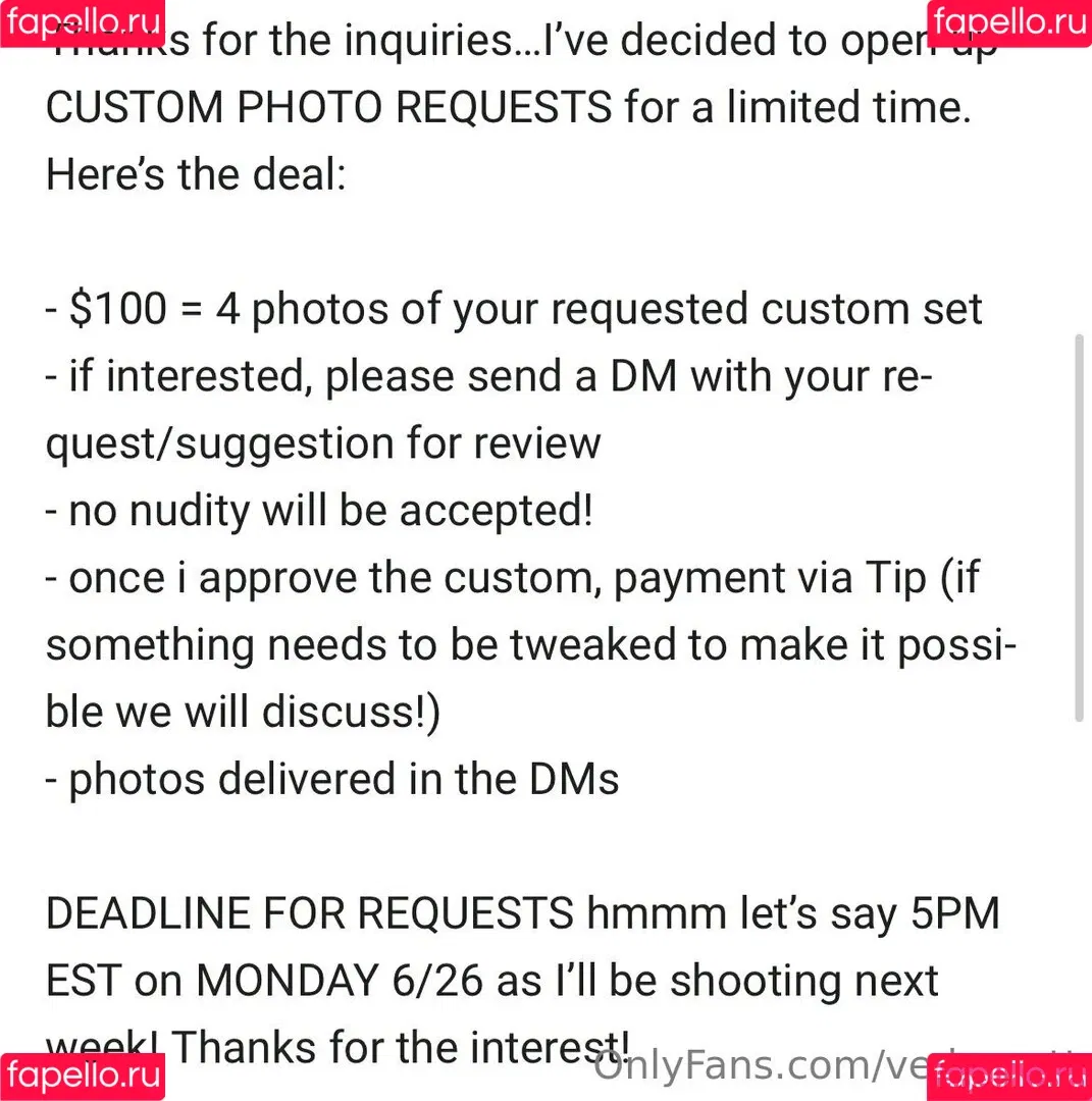vedascott Onlyfans Photo Gallery 