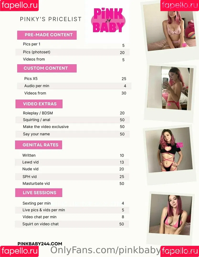 pinkbaby244free Onlyfans Photo Gallery 