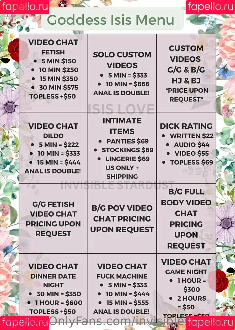 invisiblestardust Onlyfans Photo Gallery 