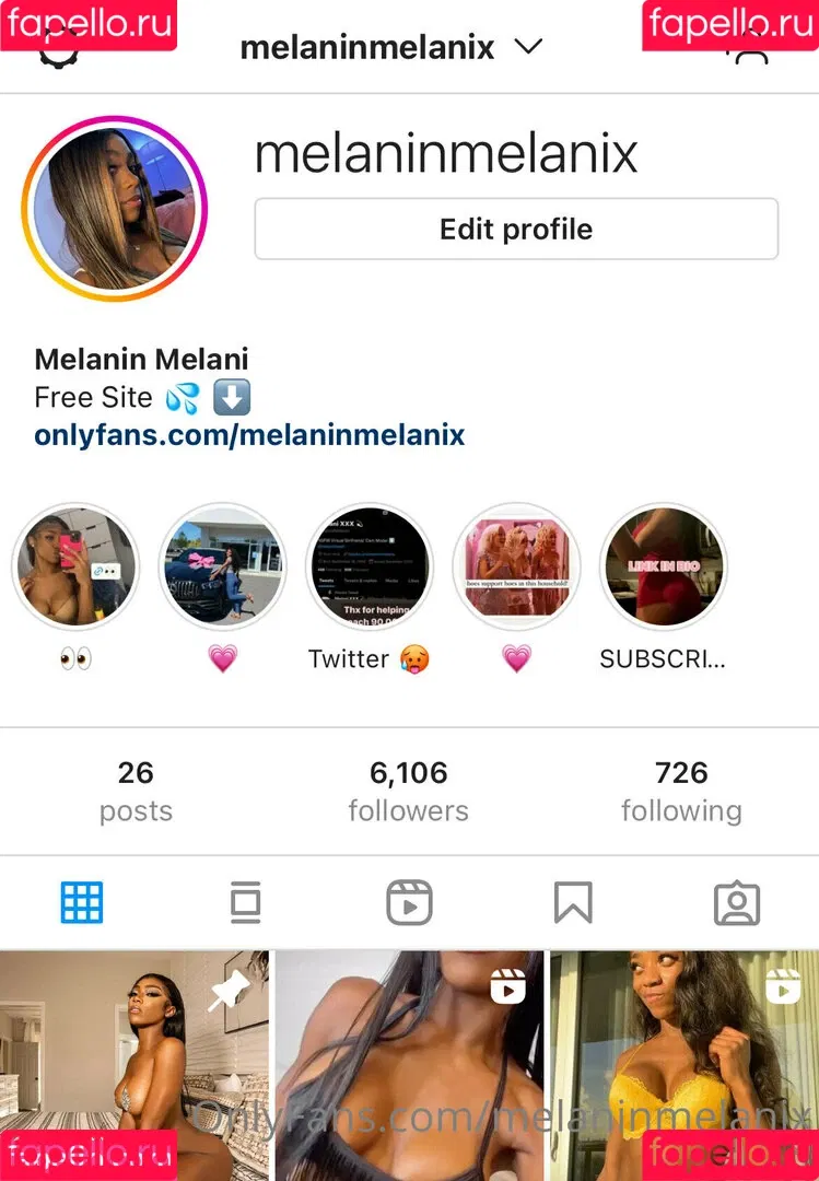 melaninmelanix Onlyfans Photo Gallery 