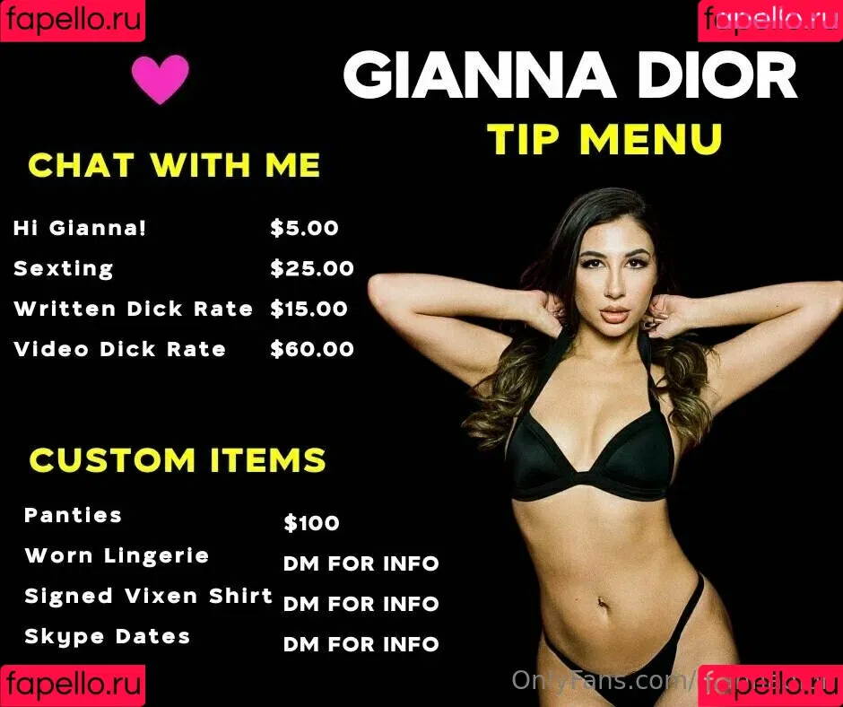 giannadior Onlyfans Photo Gallery 