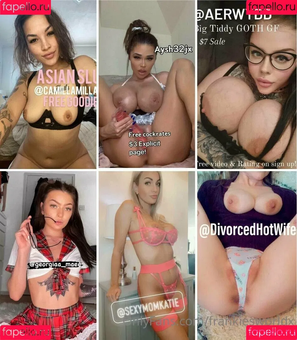 frankiesworldx Onlyfans Photo Gallery 