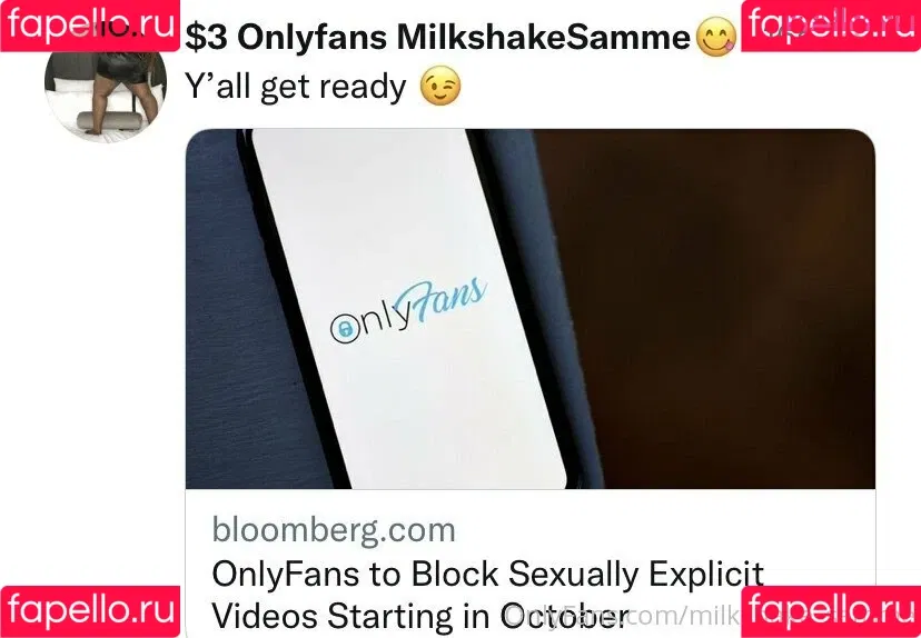 Milkshake_Samme Onlyfans Photo Gallery 