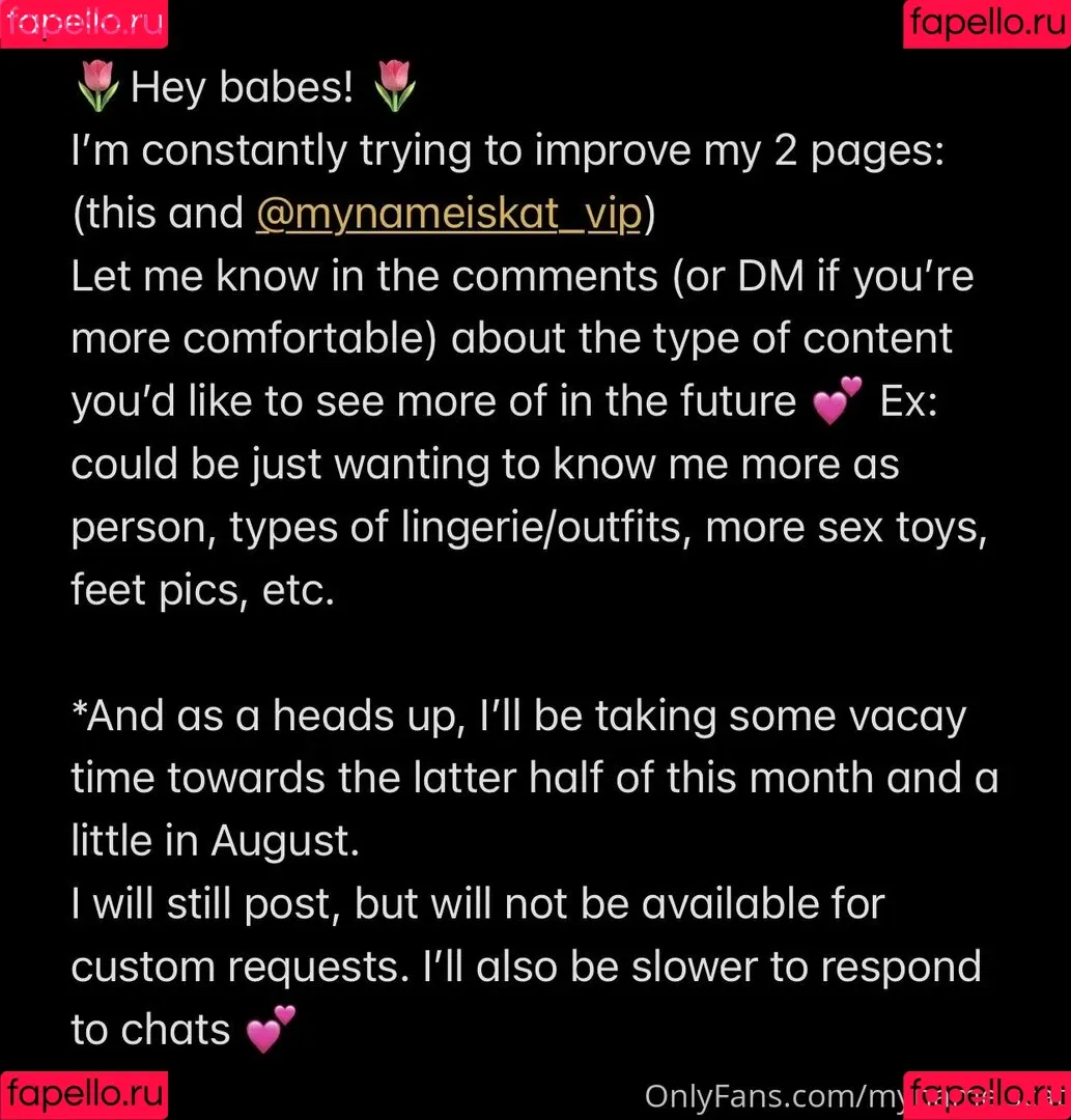 mynameiscat Onlyfans Photo Gallery 