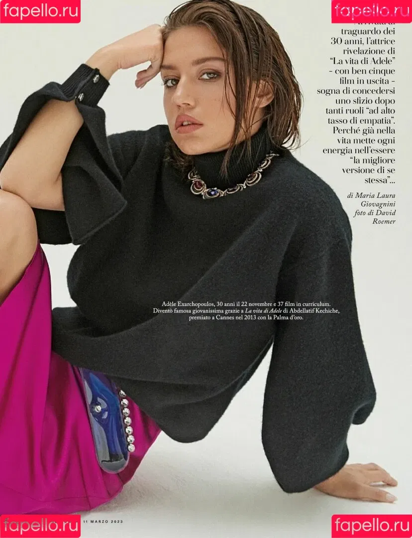 Adele Exarchopoulos Onlyfans Photo Gallery 