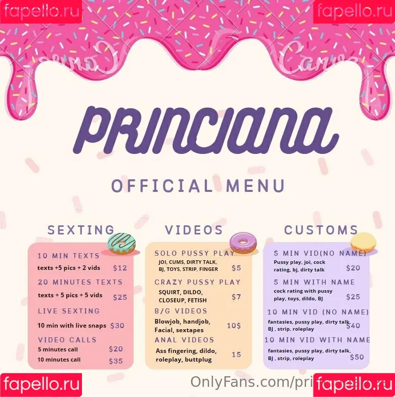 princianafree Onlyfans Photo Gallery 