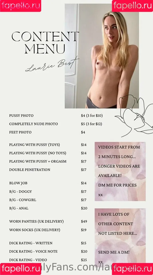 lauriebest Onlyfans Photo Gallery 