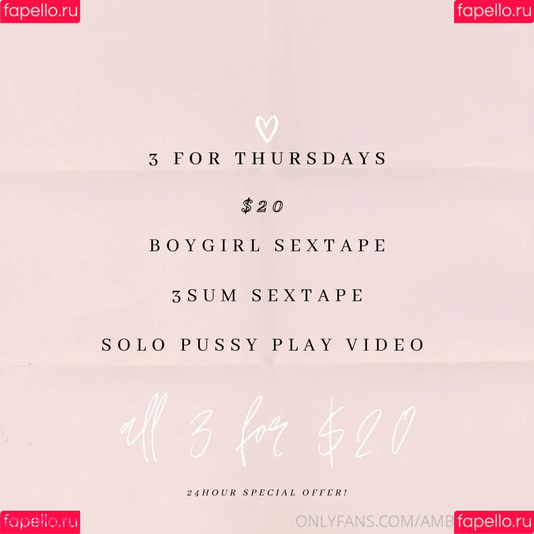 Amberjadevip Onlyfans Photo Gallery 