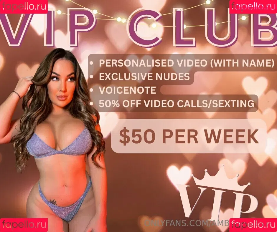 Amberjadevip Onlyfans Photo Gallery 