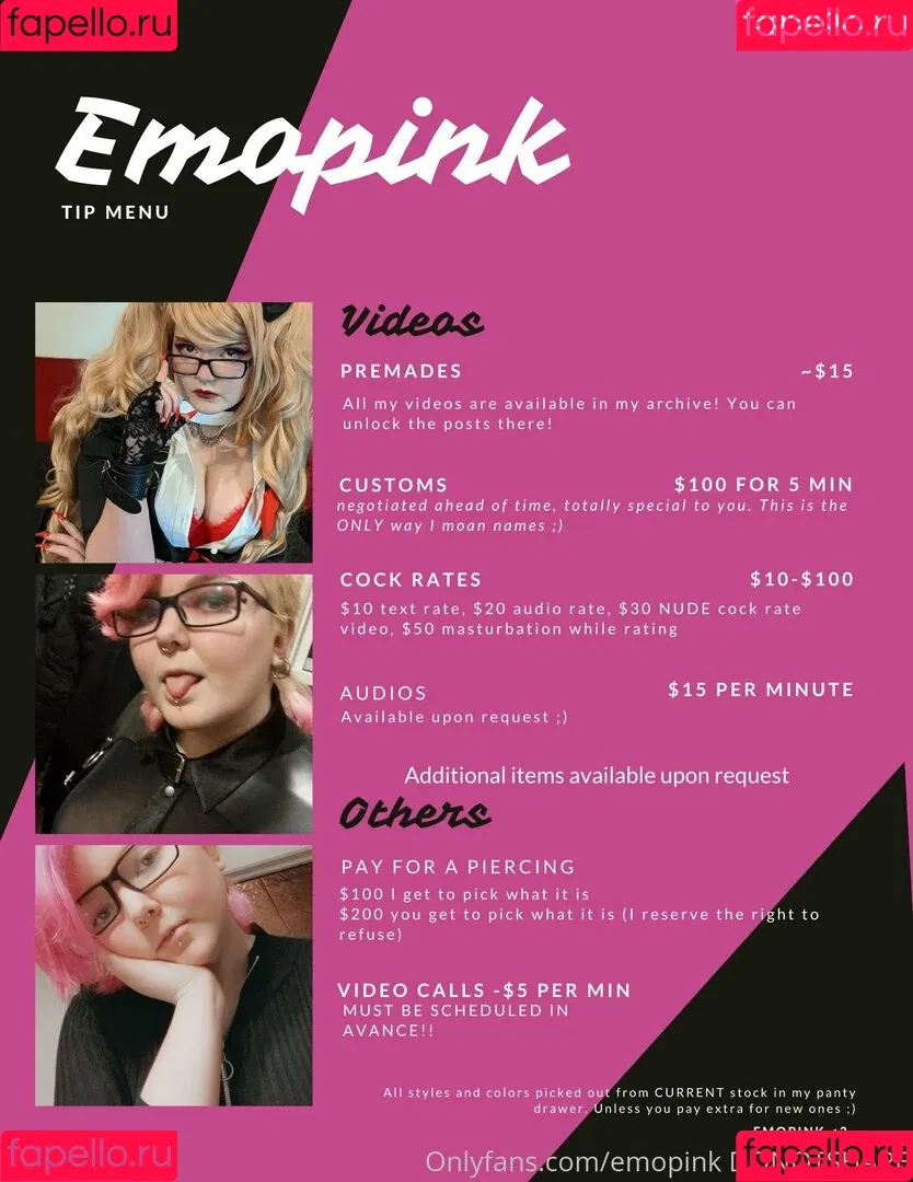 emopink69 Onlyfans Photo Gallery 