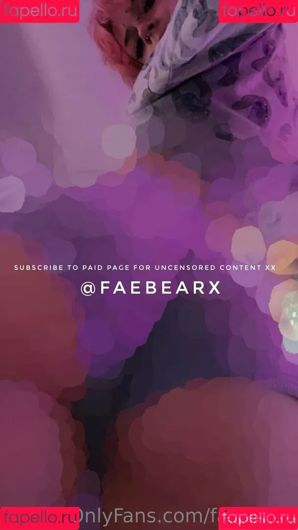 faexbear Onlyfans Photo Gallery 