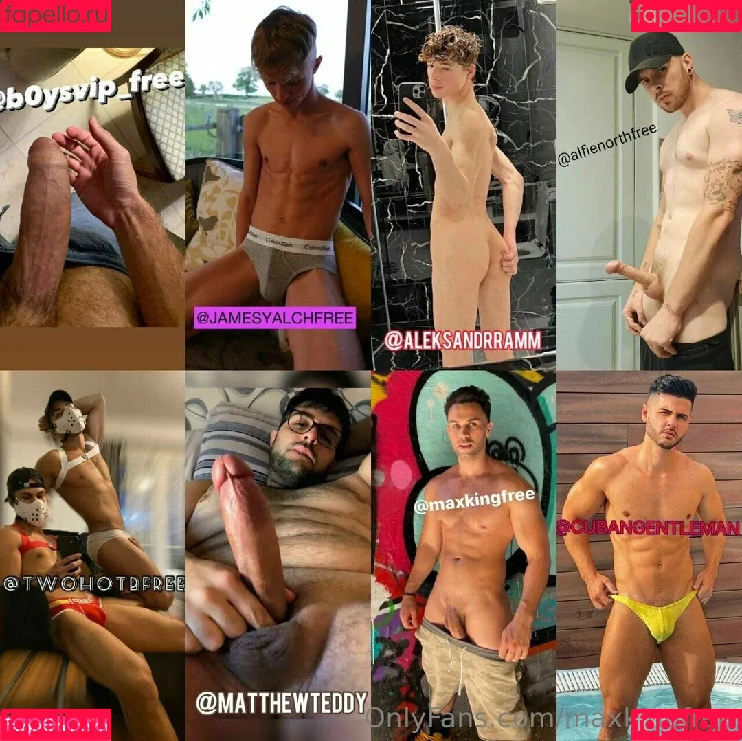 maxkingfree Onlyfans Photo Gallery 