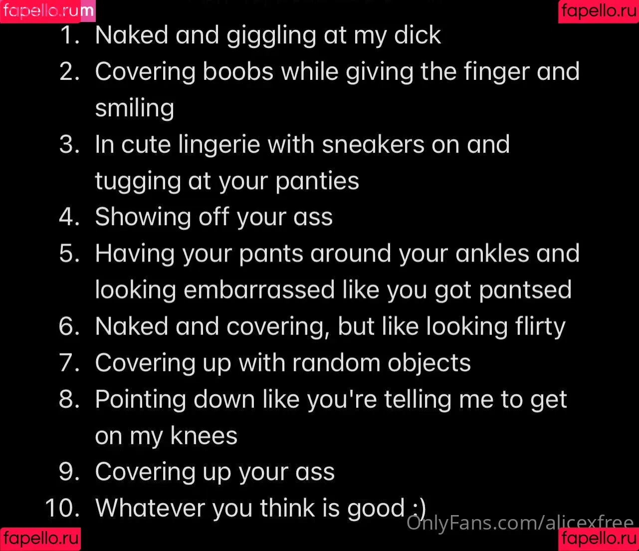 alicexfree Onlyfans Photo Gallery 